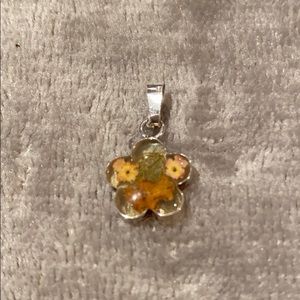 Silver Flower Pendant